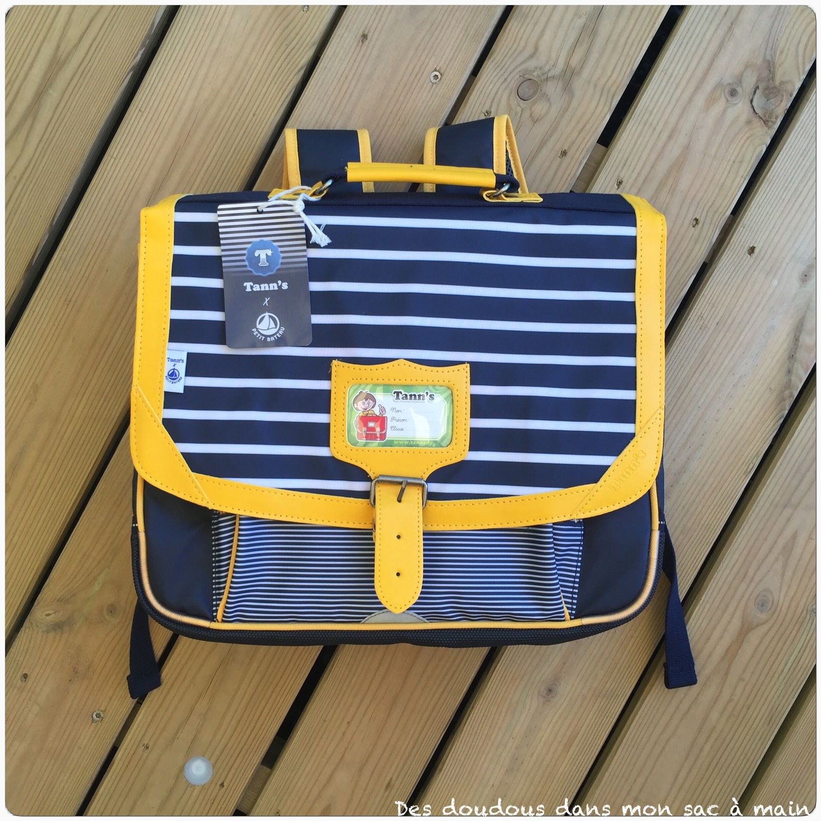 Cartable Tann's x Petit Bateau - Famille - mode - déco - tranches de vie -  activités