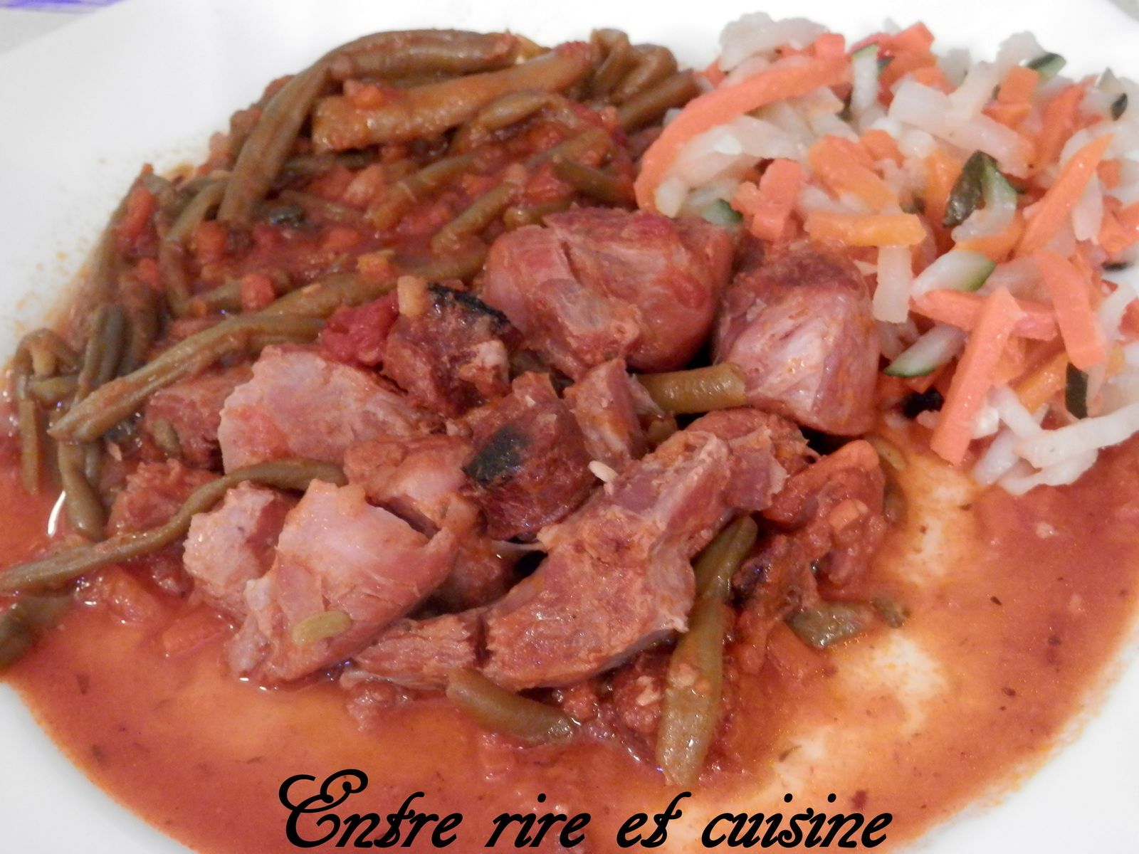 Osso Bucco de Dinde à la Merguez et aux Légumes - Entre rire et cuisine