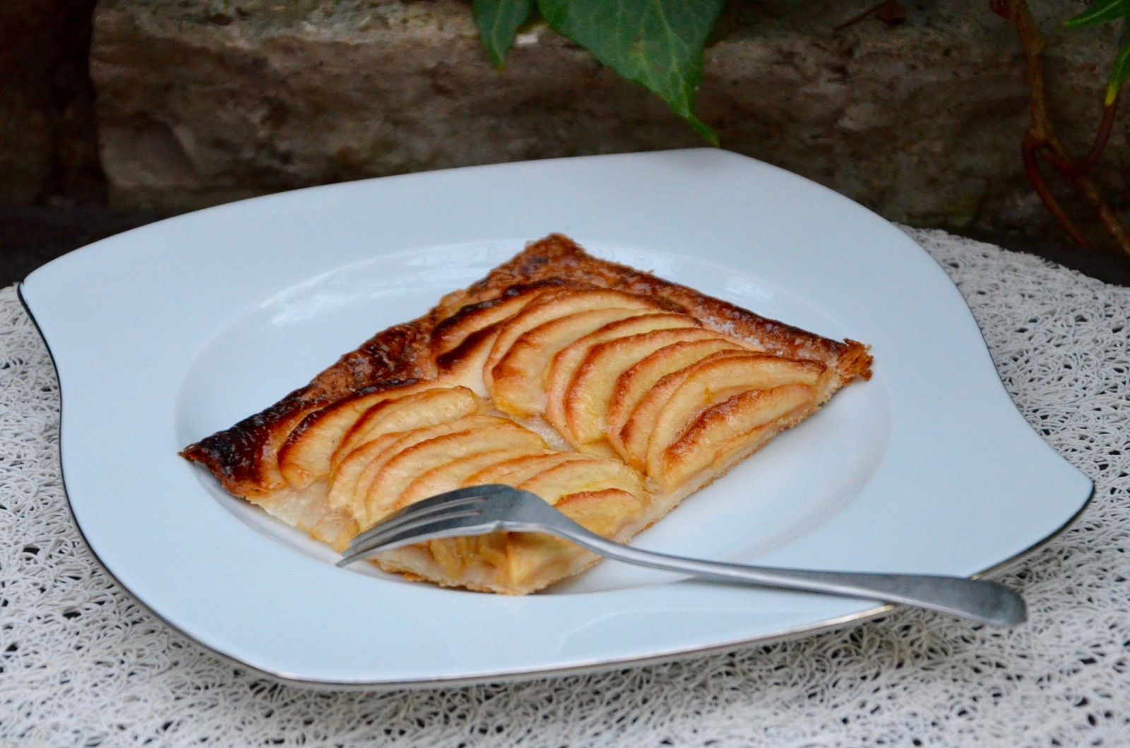 Tarte fine aux pommes - La p&amp;#39;tite cuisine de Pauline