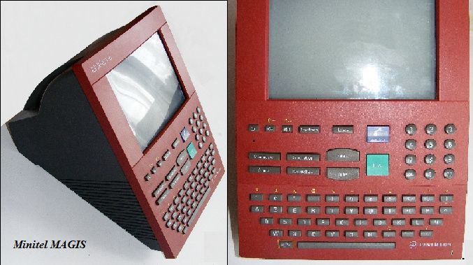Minitel Magis, futuriste et design même si pas forcément très ergonomique