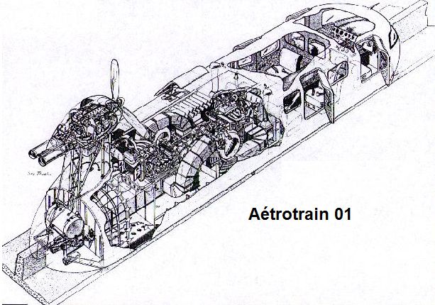 1965 - L'AEROTRAIN de M. Bertin : &quot;Comme un avion sans aile...&quot;