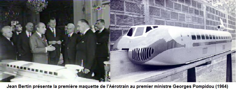 1965 - L'AEROTRAIN de M. Bertin : &quot;Comme un avion sans aile...&quot;