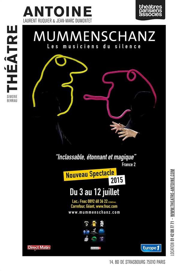 Mummenschanz au Théâtre Antoine du 03 au 12 juillet / THEATRE / PARIS
