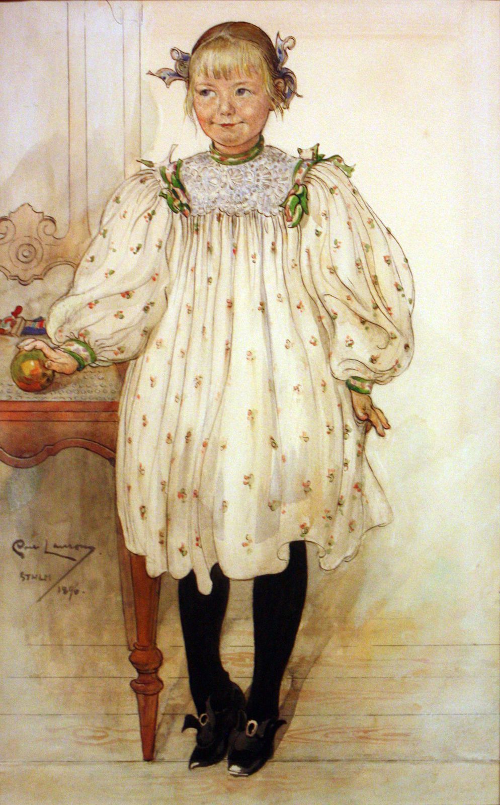 Martha Winslow en petite fille modèle, 1896