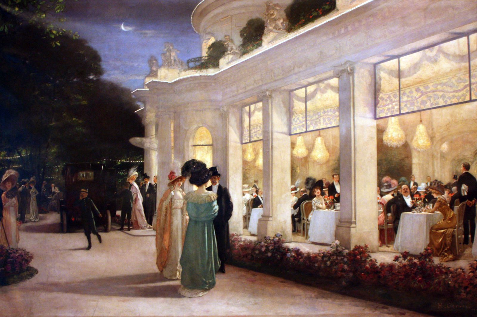 "Une soirée au Pré-Catelan",1909 d'Henri GERVEX
