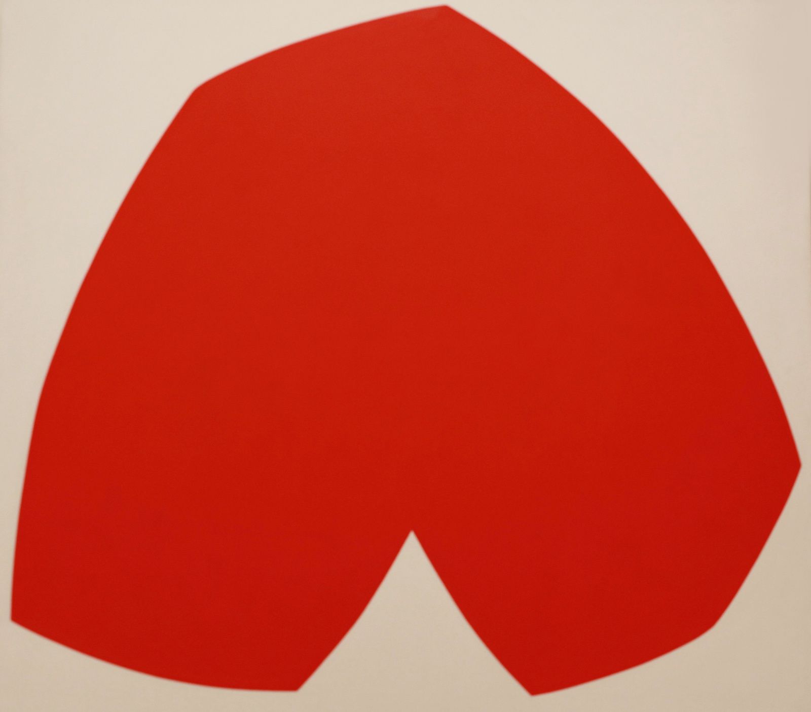 "Red white", 1962 d'Ellsworth Kelly. Collection at the San Francisco Museum of Modern Art © Photo Éric Simon