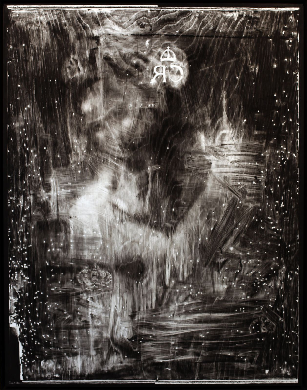 "Untitled (X-Ray of Da Vinci, St John The Baptist 1513)", 2016 de Robert Longo - Courtesy Galerie Ropac © Photo Éric Simon