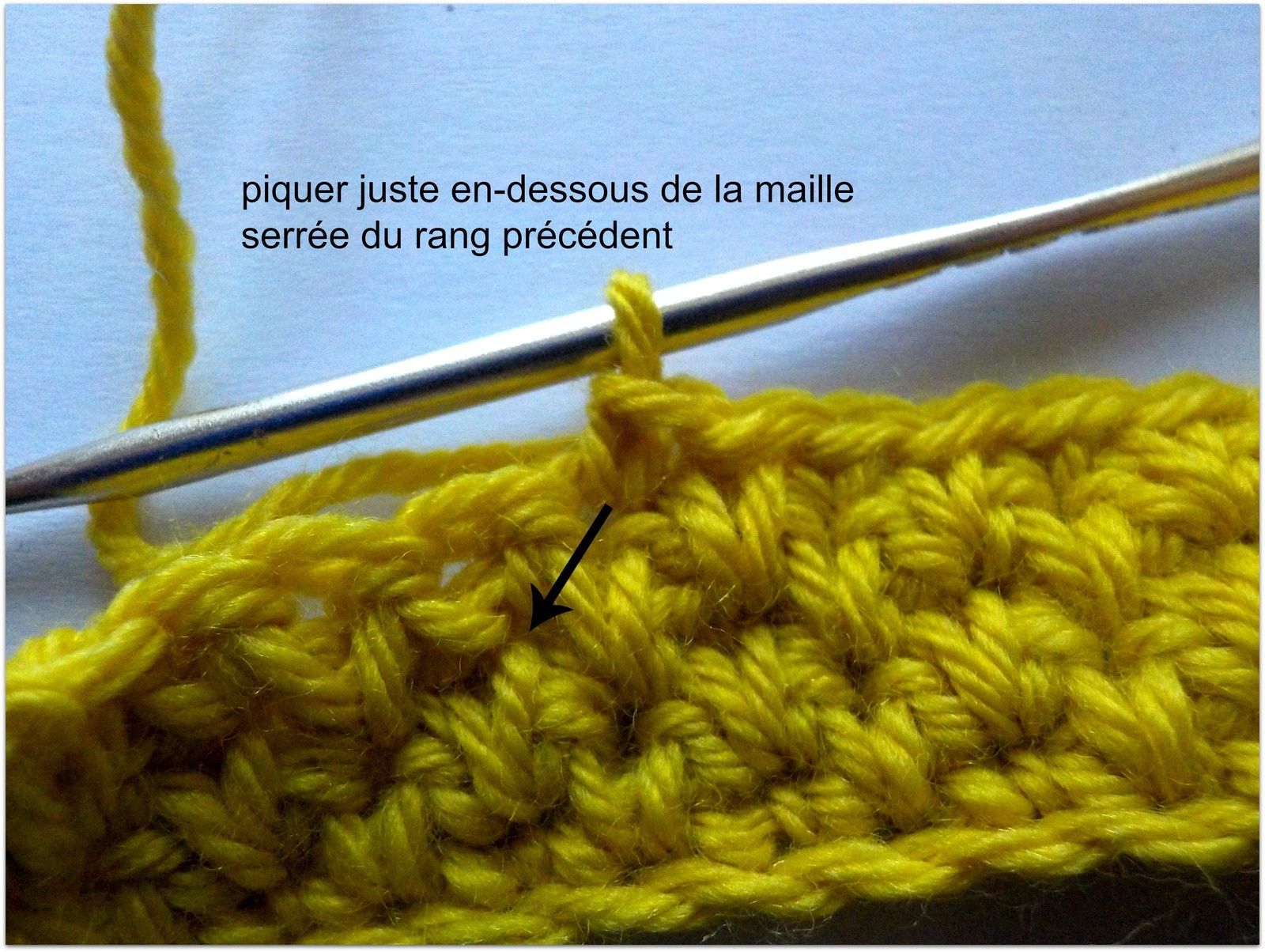 le point d'épis : crochet - Au fil de Mamita