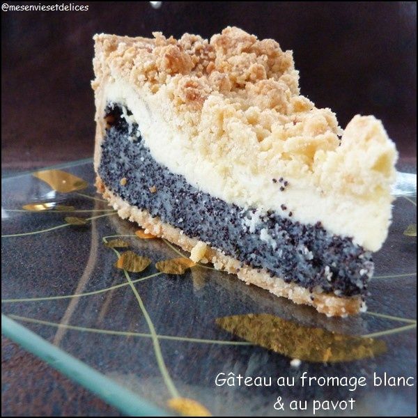 MohnKäse Kuchen Tarte au fromage blanc & au pavot Mes Envies et Délices