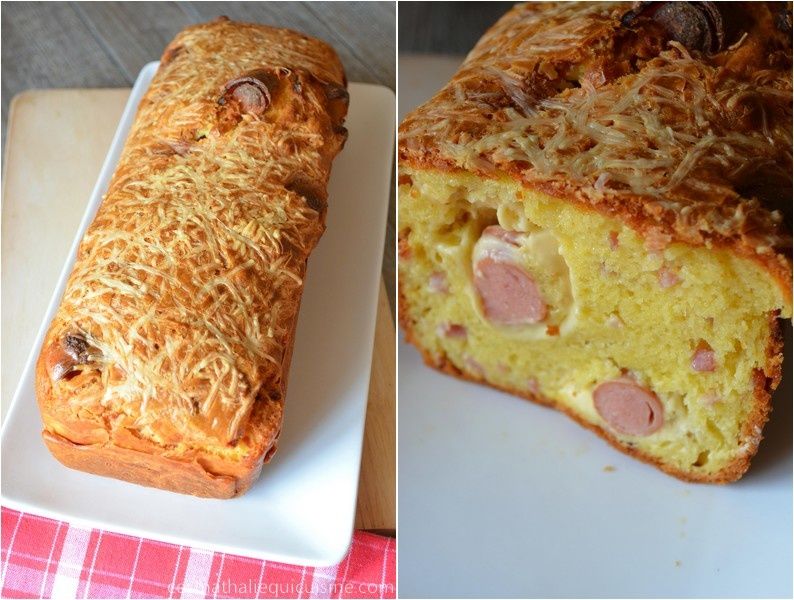 Cake Emmental Lardons Et Saucisses Le Blog De C Est Nathalie Qui