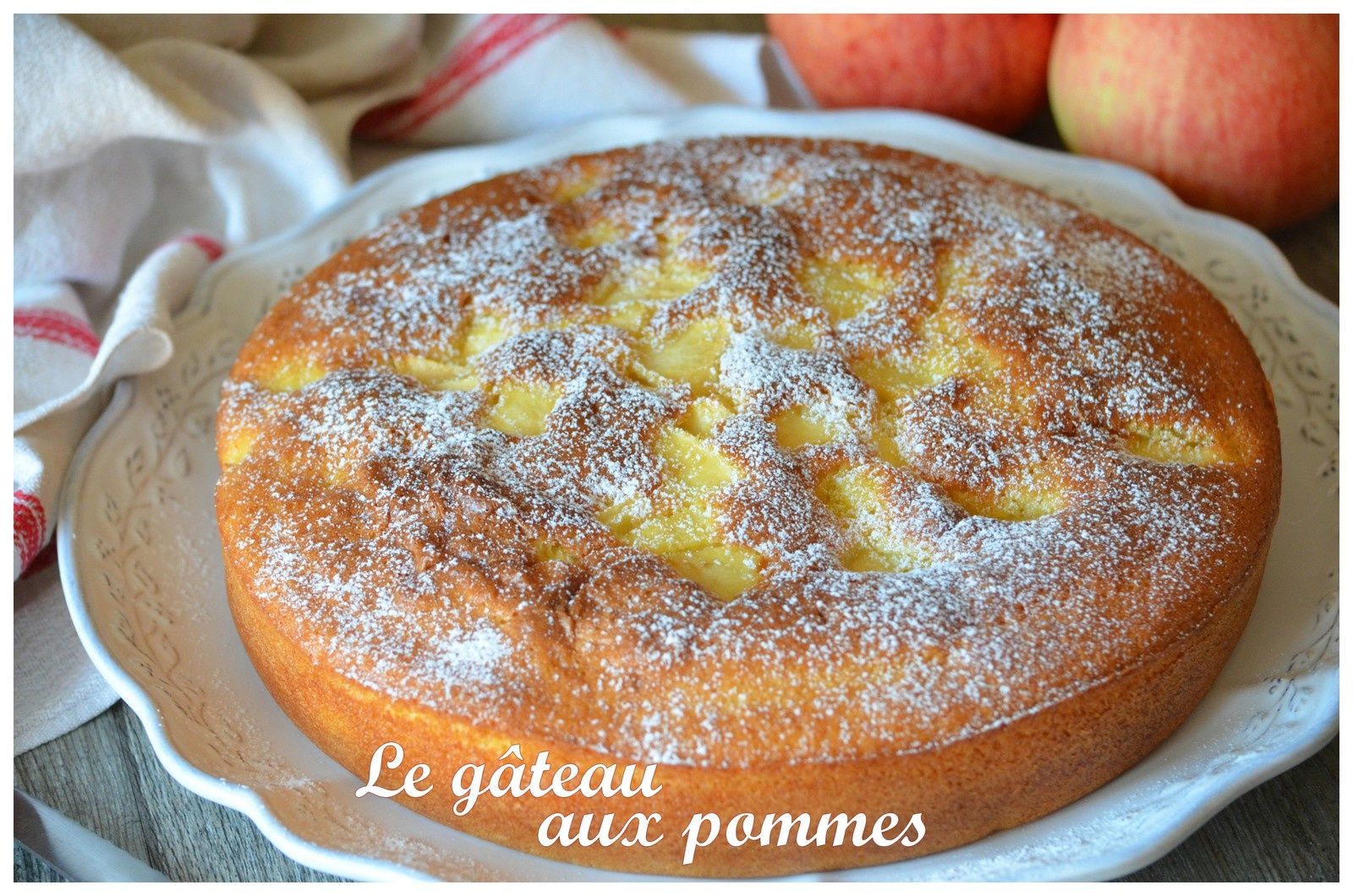Le Gateau Aux Pommes Le Blog De C Est Nathalie Qui Cuisine