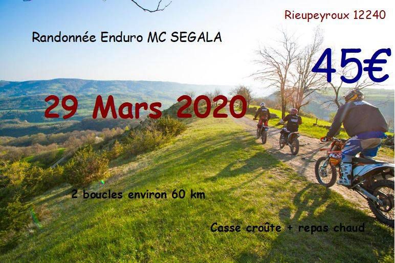 Rando moto du MC Segala le 29 mars 2020 à Rieupeyroux (12) - RANDONNEE  ENDURO DU SUD OUEST