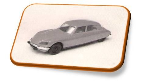 TOMTE LAERDAL #21 CITROEN DS CABRIOLE VERT PLASTIQUE SOUPLE