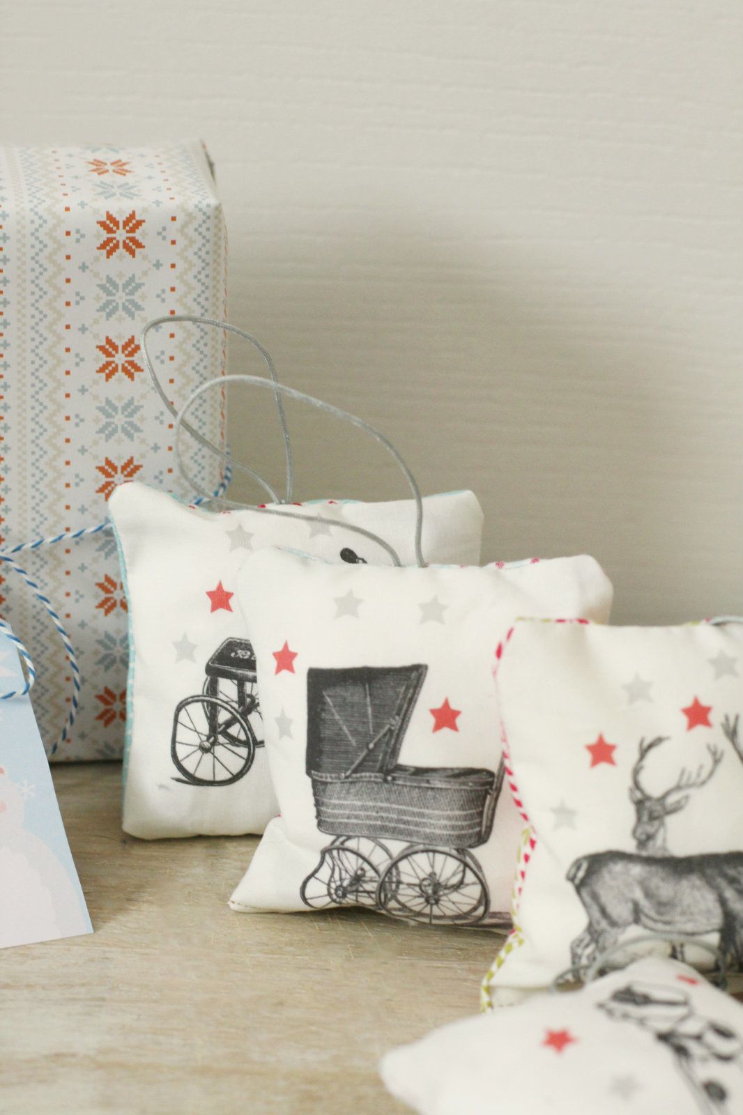Déco rétro pour le sapin {diy} avec ses 10 ptits doigts blog diy