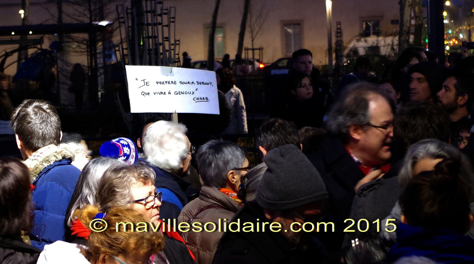 Attentat à Charlie Hebdo : la Roche-sur-Yon, une ville unie et solidaire !