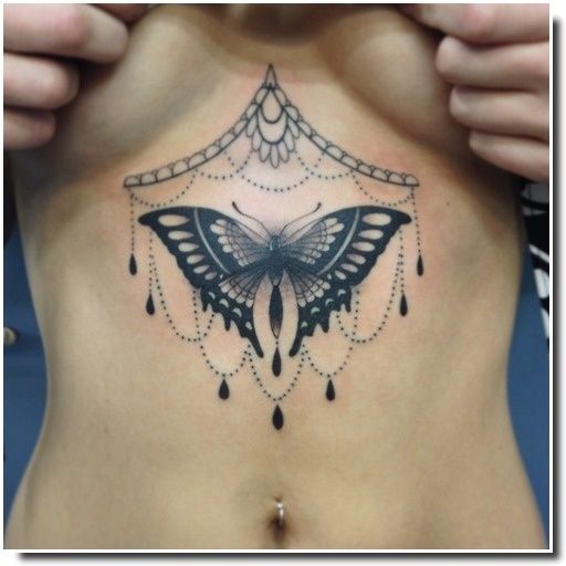 underboobs tattoo - tatouage sternum underboobs tattoo - tatouage sternum