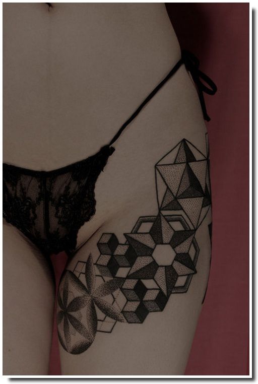 tatouage géométrique / geometric tattoo