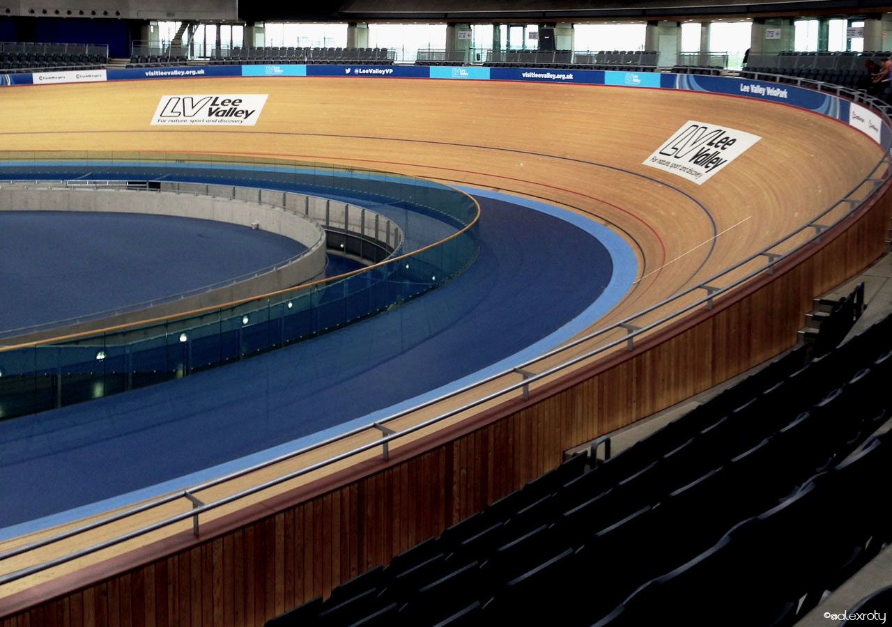 J'ai roulé sur le Vélodrome Olympique de Londres