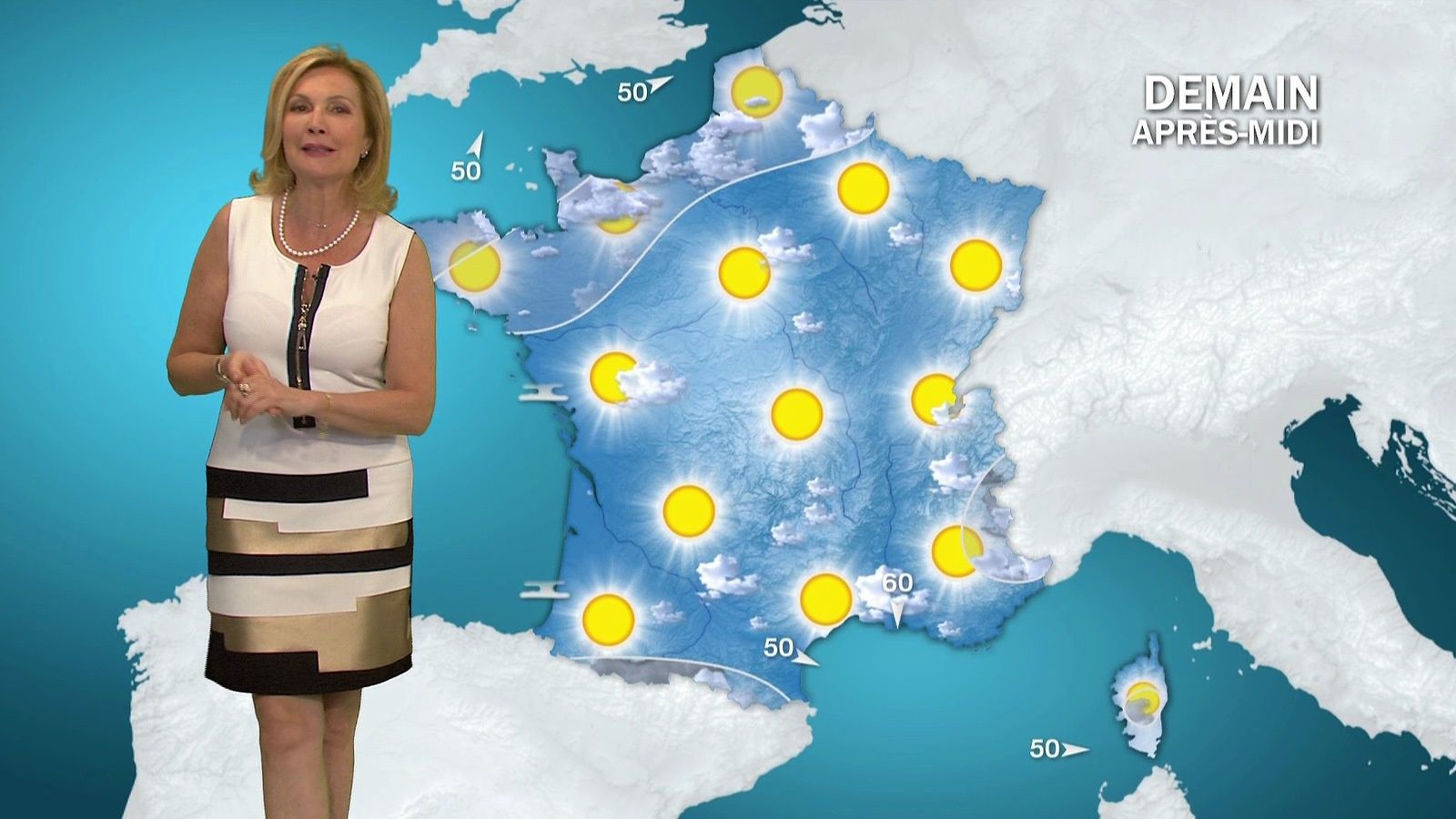 Qui Presente La Meteo Sur France 3 LA METEO de FABIENNE AMIACH le 2016 07 08 sur FRANCE 3 - vuesalatele le
