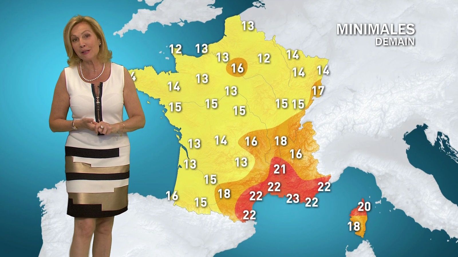 Qui Presente La Meteo Sur France 3 LA METEO de FABIENNE AMIACH le 2016 07 08 sur FRANCE 3 - vuesalatele le