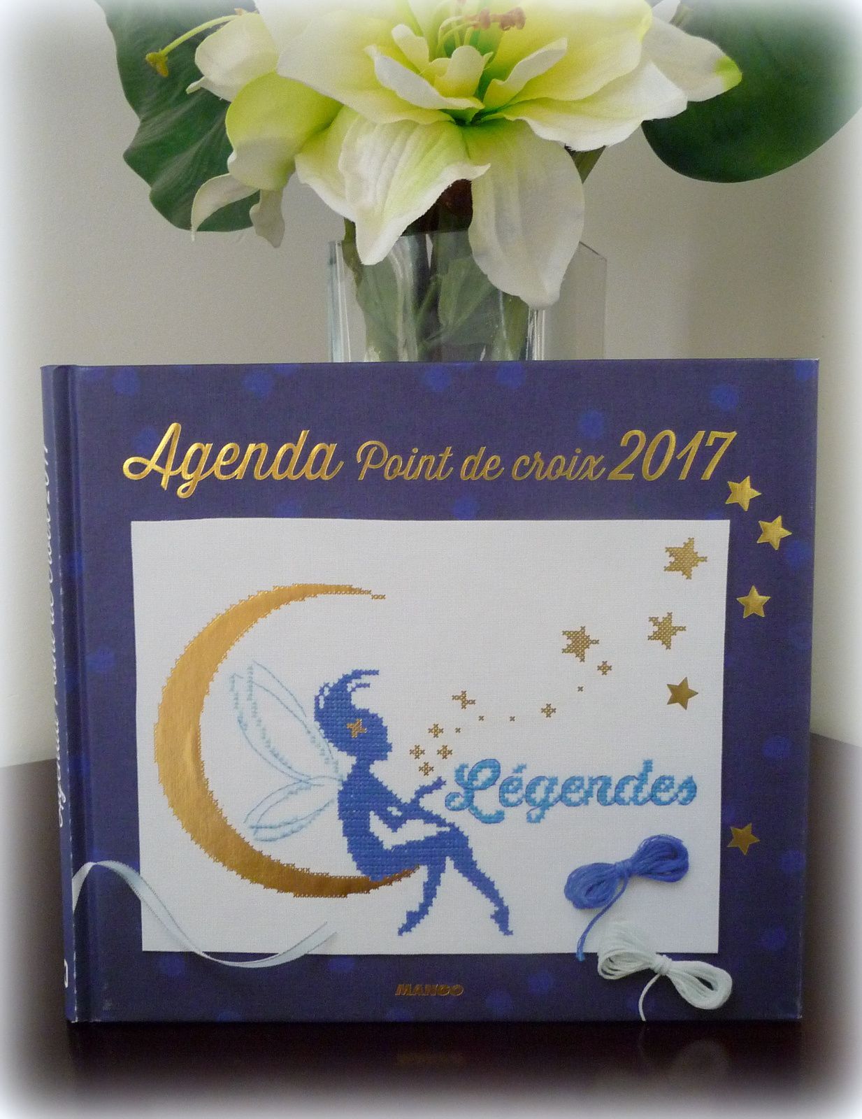 Agenda point de croix Mango 2017 "Légendes" - Aurelle