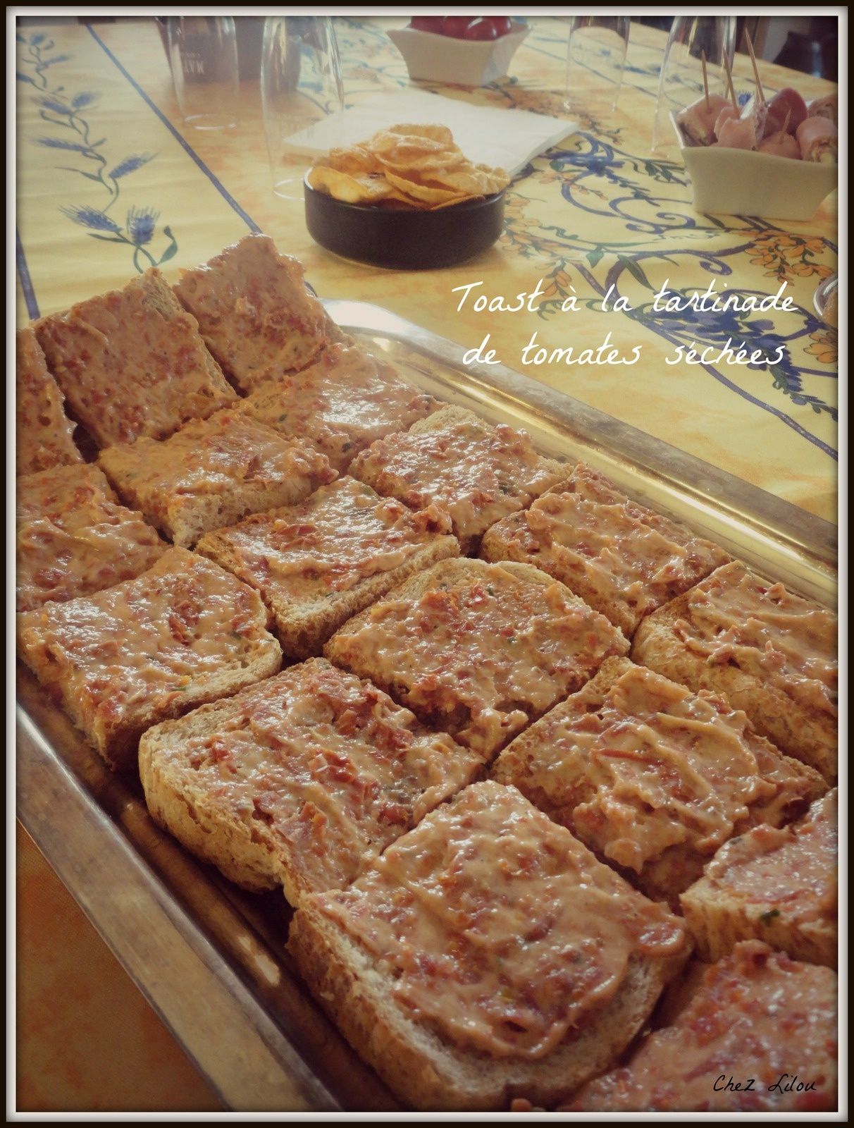 Tartinade de tomates séchées light