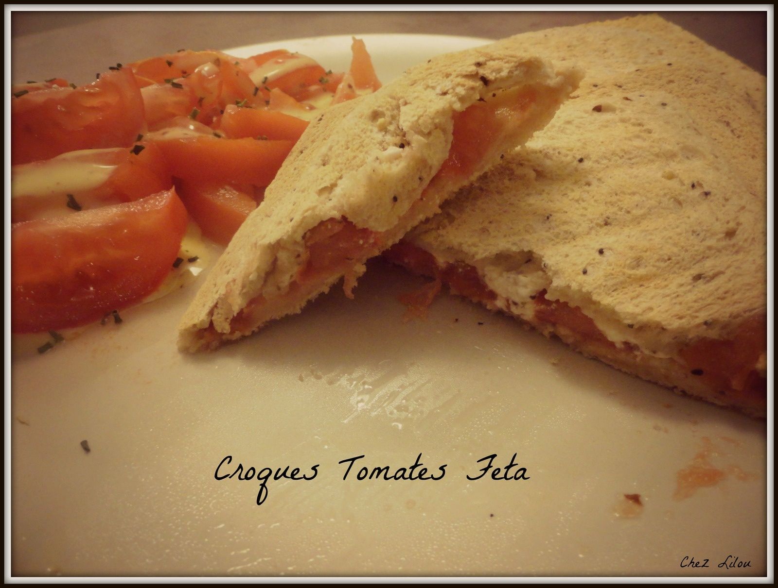 Croque Tomate Feta