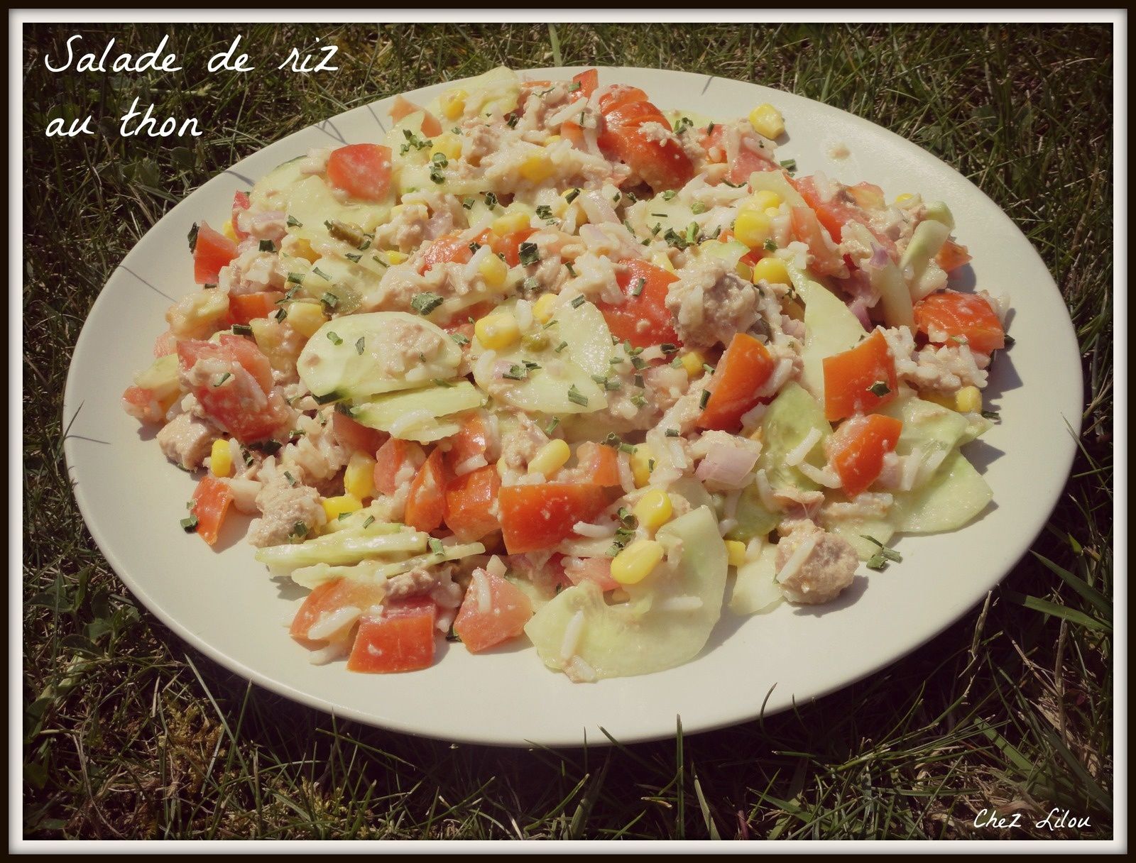 Salade de riz au thon