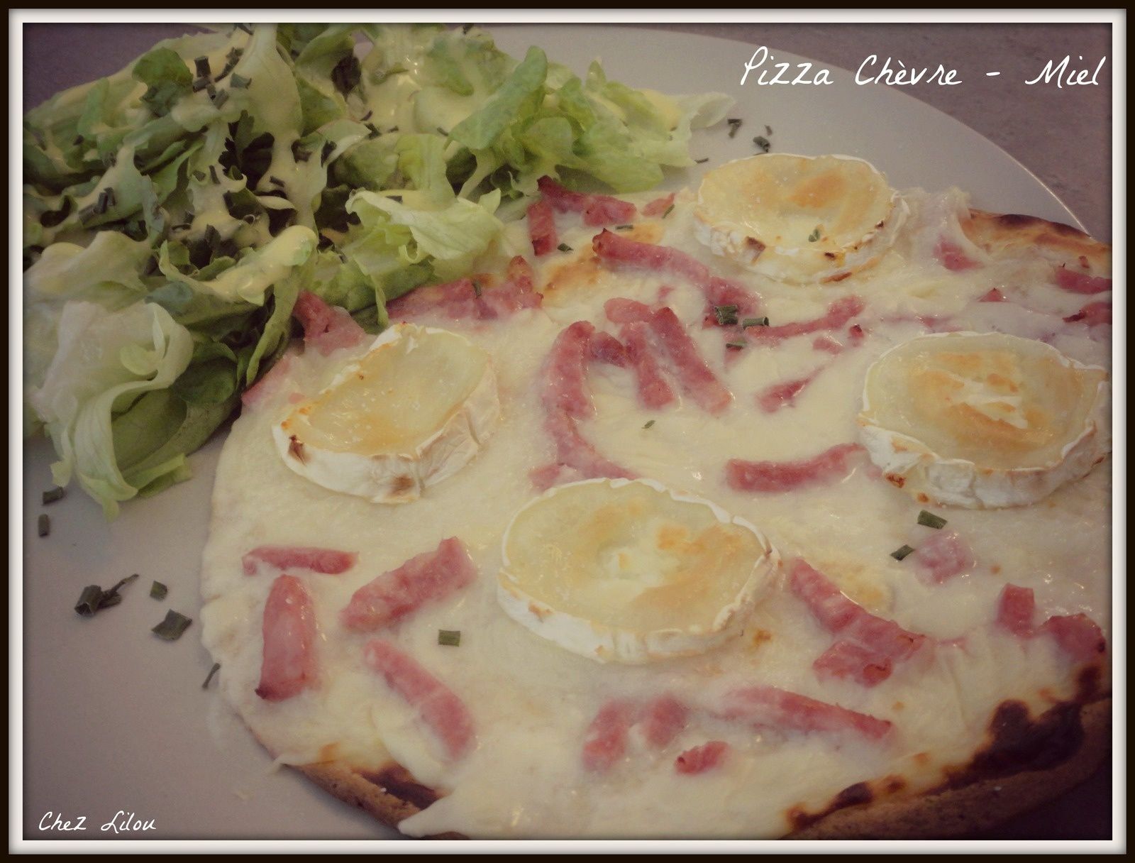 Pizza Chèvre - Miel