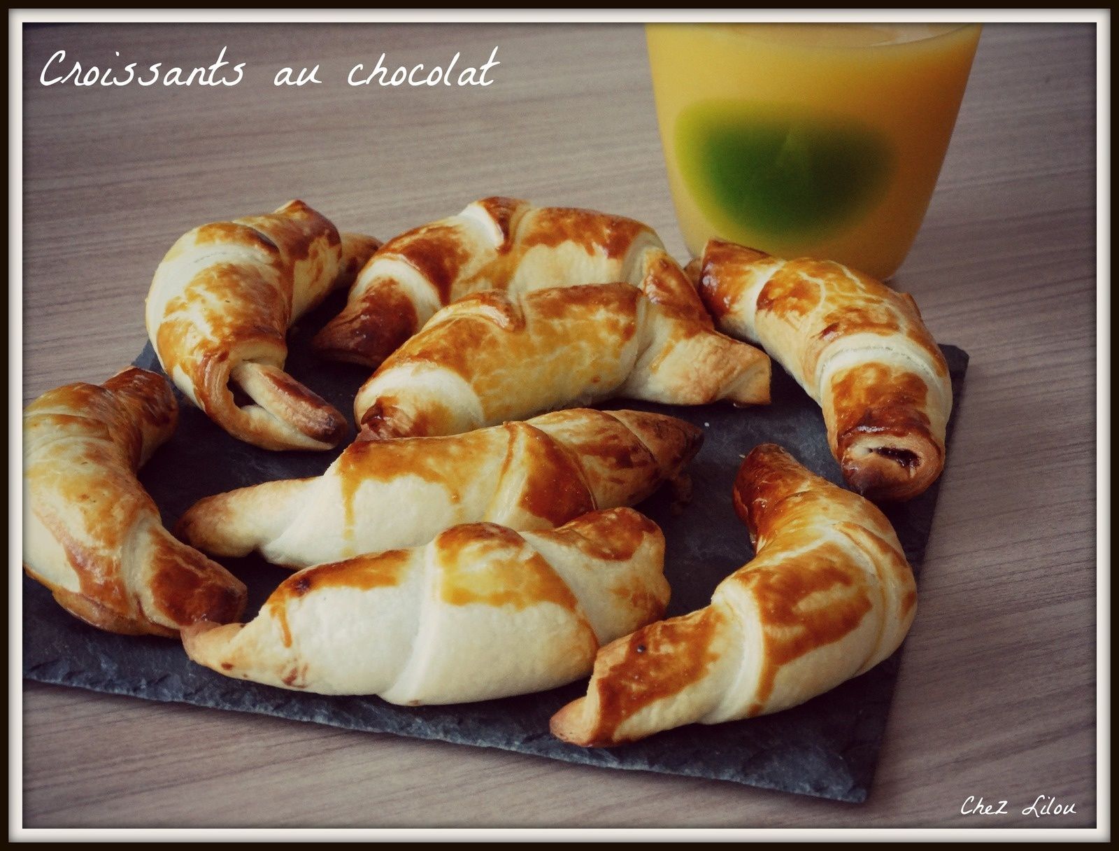 Croissants au chocolat