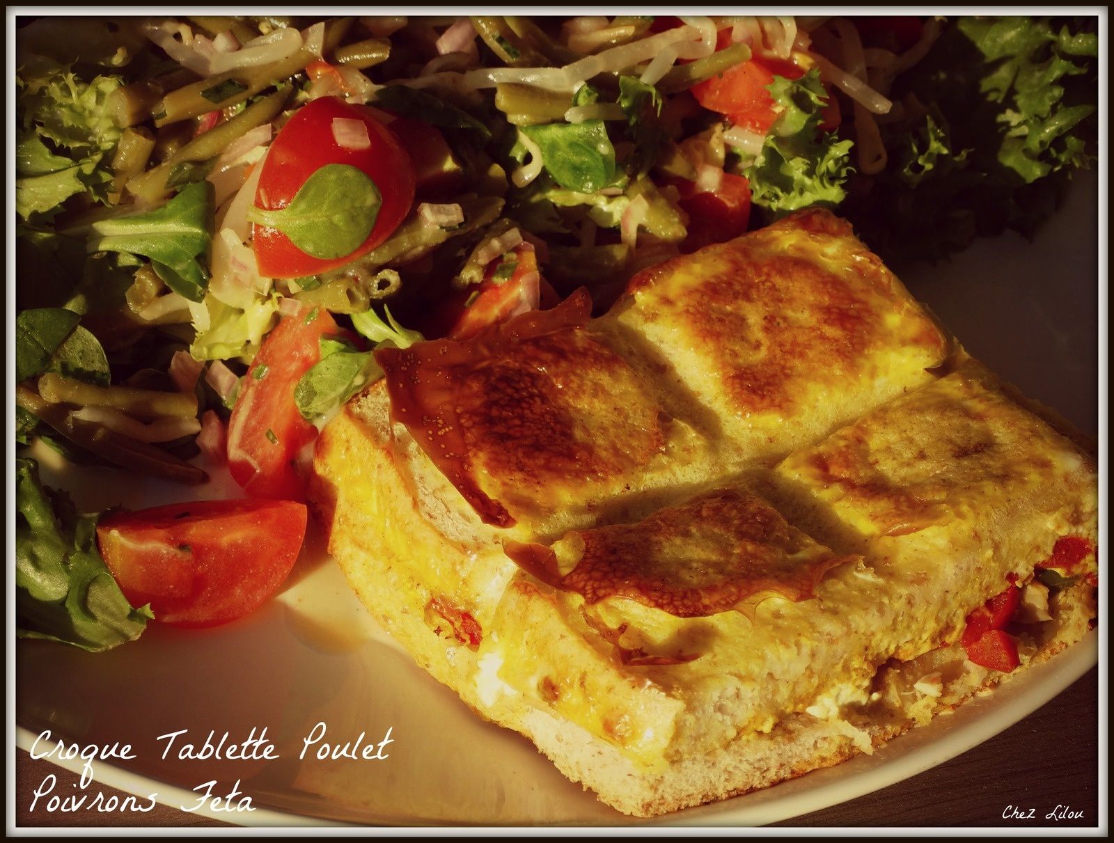 Croque tablettes Poulet Poivrons Feta