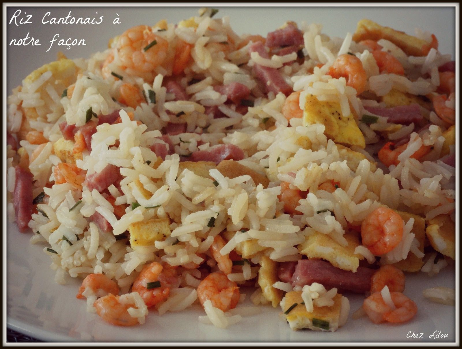 Riz Cantonais à notre façon