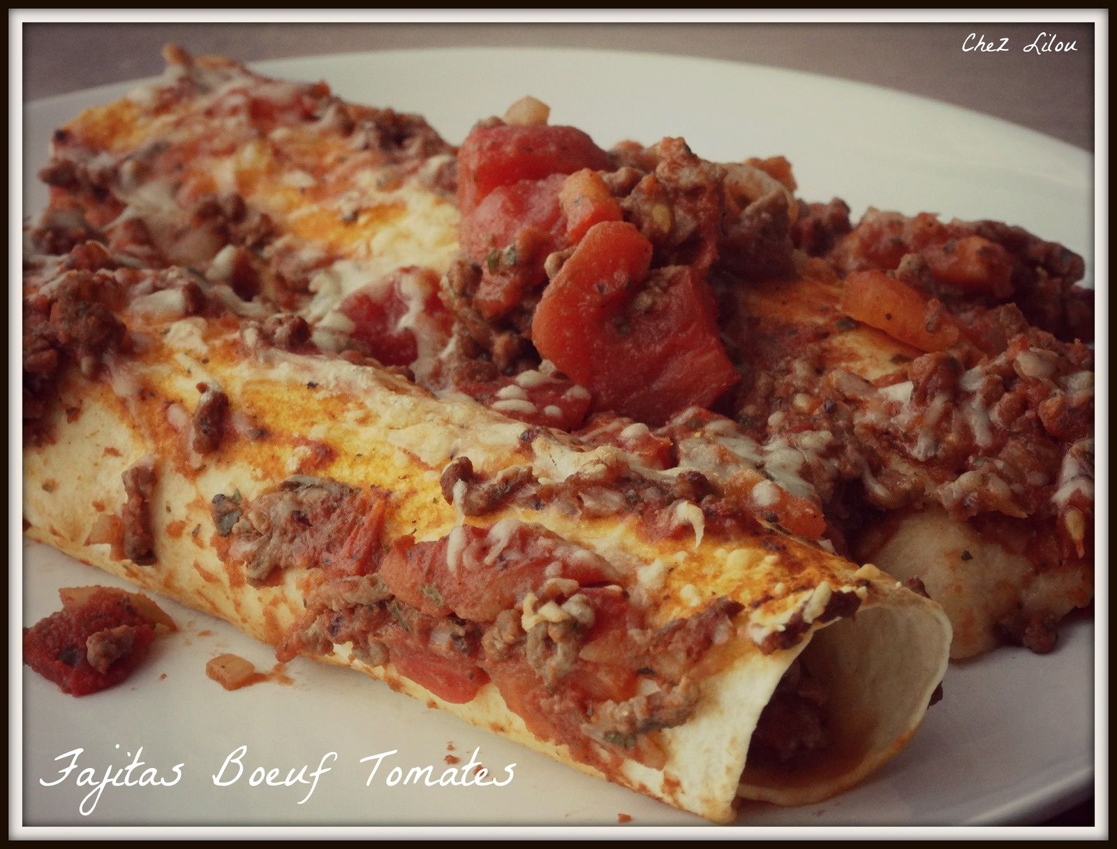 Fajitas Boeuf Tomates