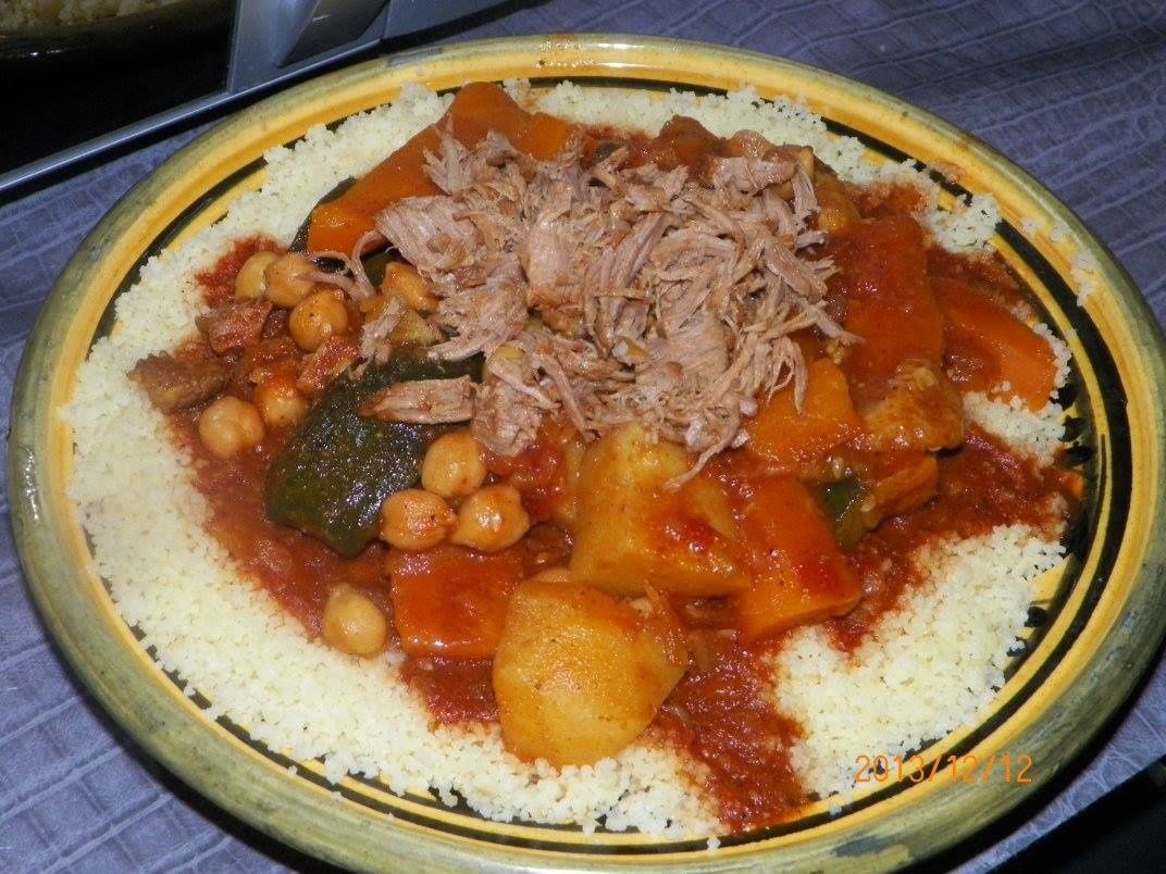 Couscous aux légumes et au boeuf