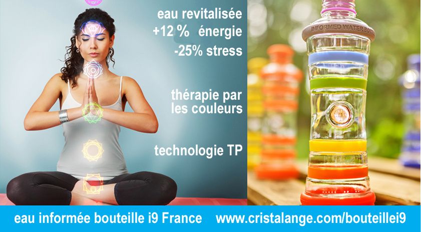 Eau vivante: Buvez de l'eau informée par la bouteille i9 et augmentez votre niveau d'énergie tout en diminuant votre stress