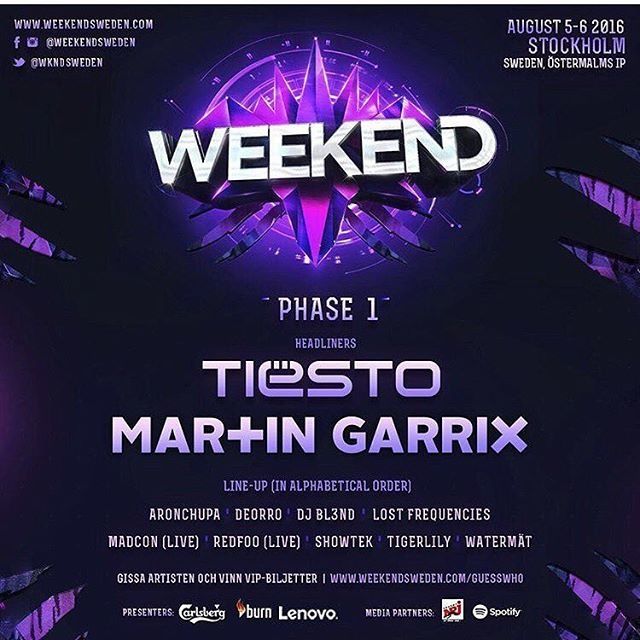 weekend festival 2016