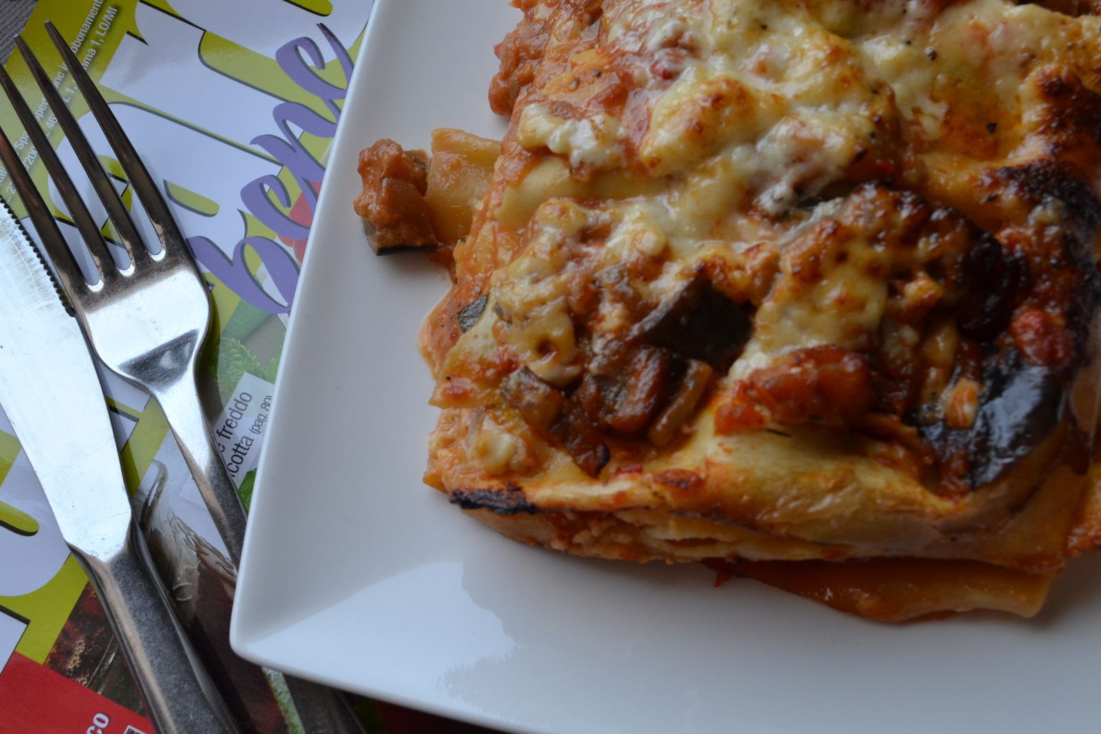 Lasagne végétarienne à la crème de parmesan - Hum, ça sent bon ...