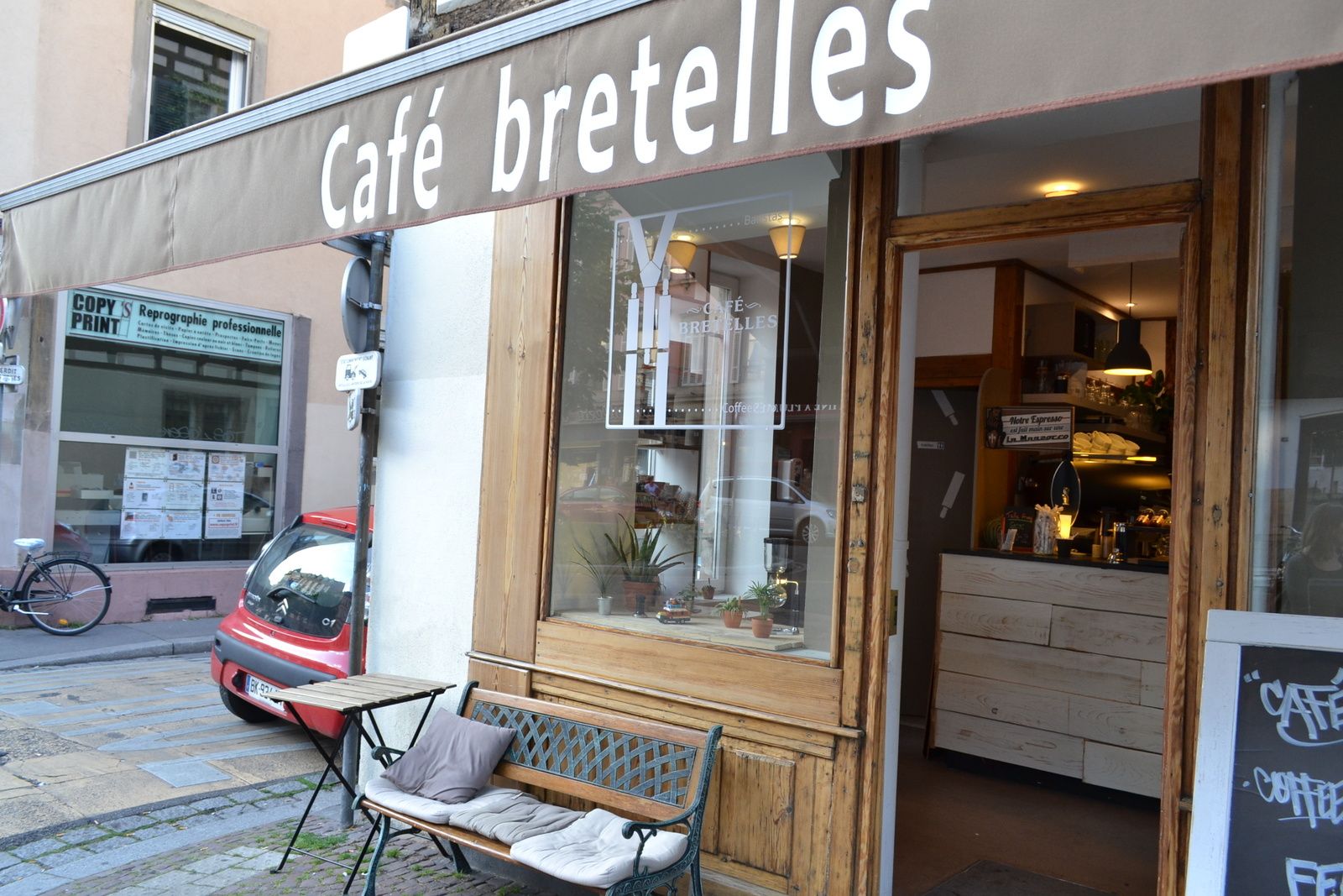 Le Café Bretelles à Strasbourg - Hum, ça sent bon ...