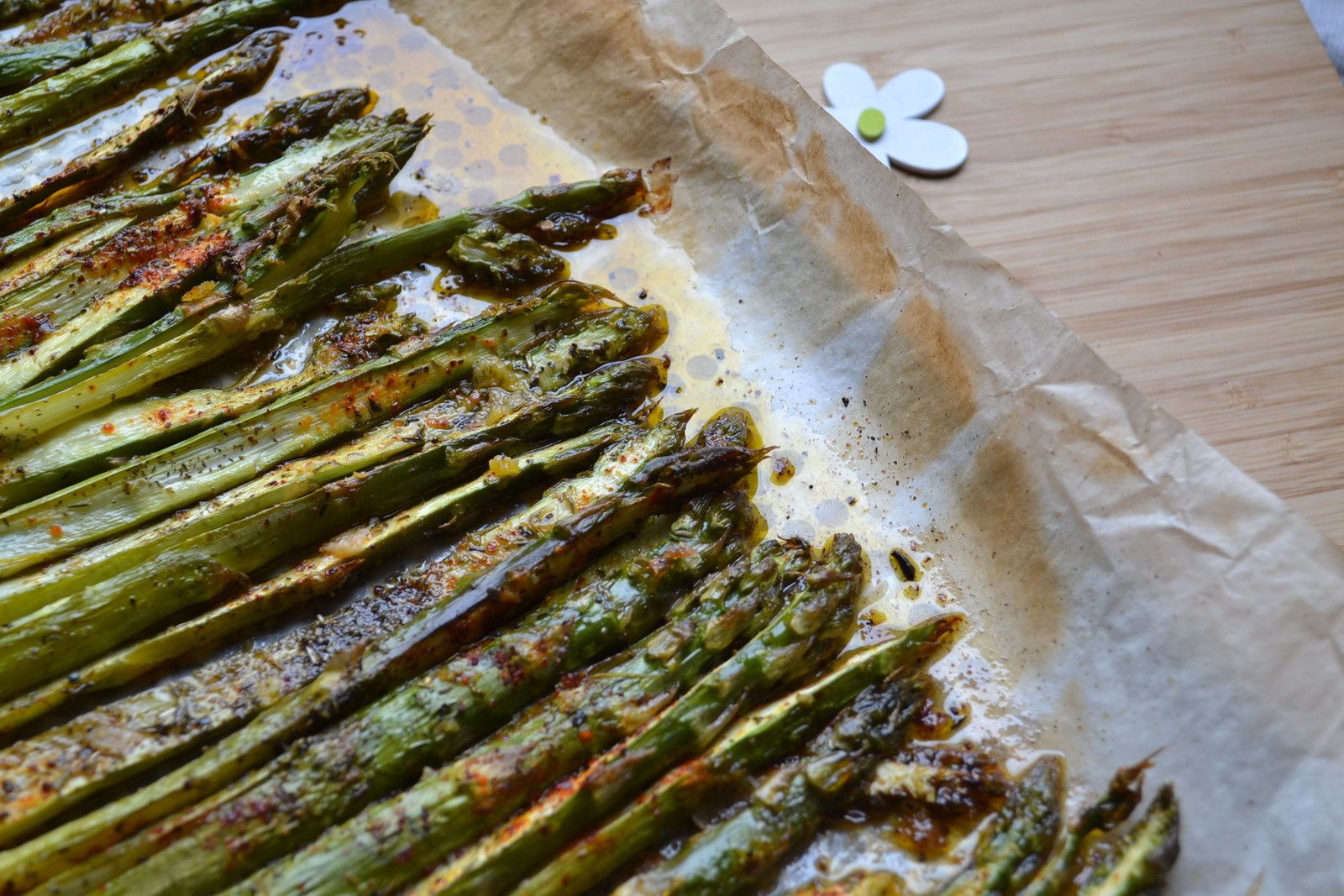 Asperges vertes à l'huile d'olive au four - Hum, ça sent bon ...