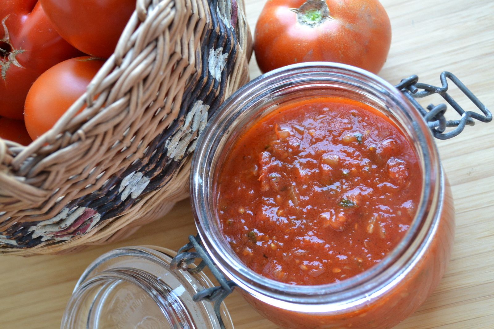 Stérilisation Coulis De Tomates Cocotte Minute Bocaux de sauce tomates à l'italienne - Hum, ça sent bon ...