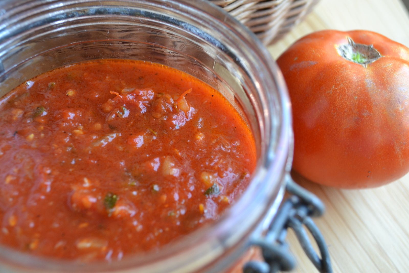Bocaux de sauce tomates à l'italienne Hum, ça sent bon
