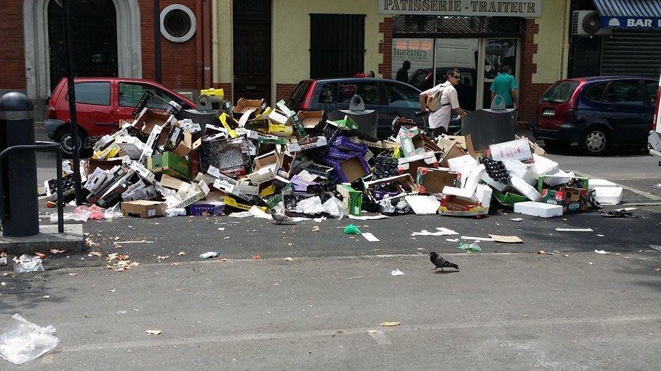Fin de partie au marché Cassanyes pour le tri sélectif