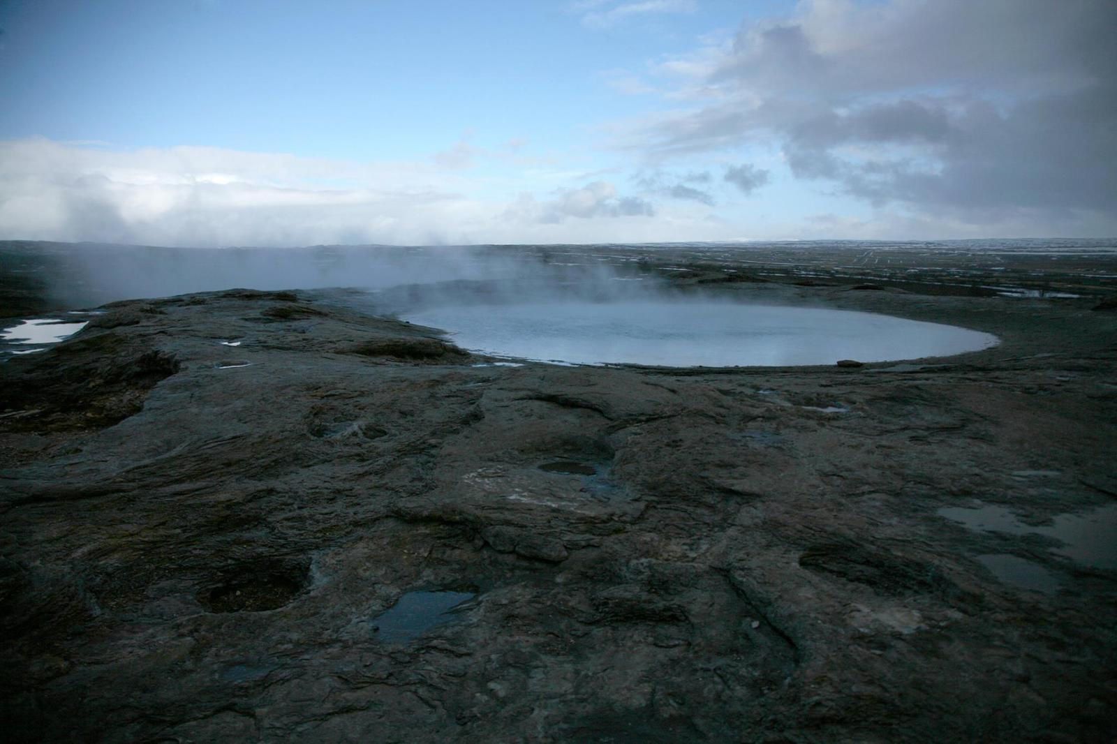 Le champ géothermique de Geysir - Konugshver -  photo © Bernard Duyck 2015