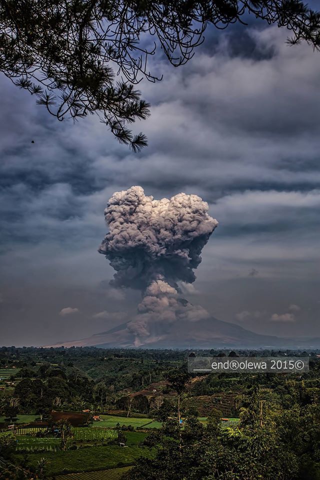 Sinabung - éruption ce 23.07.2015 / 9h15 - photo endrolew@