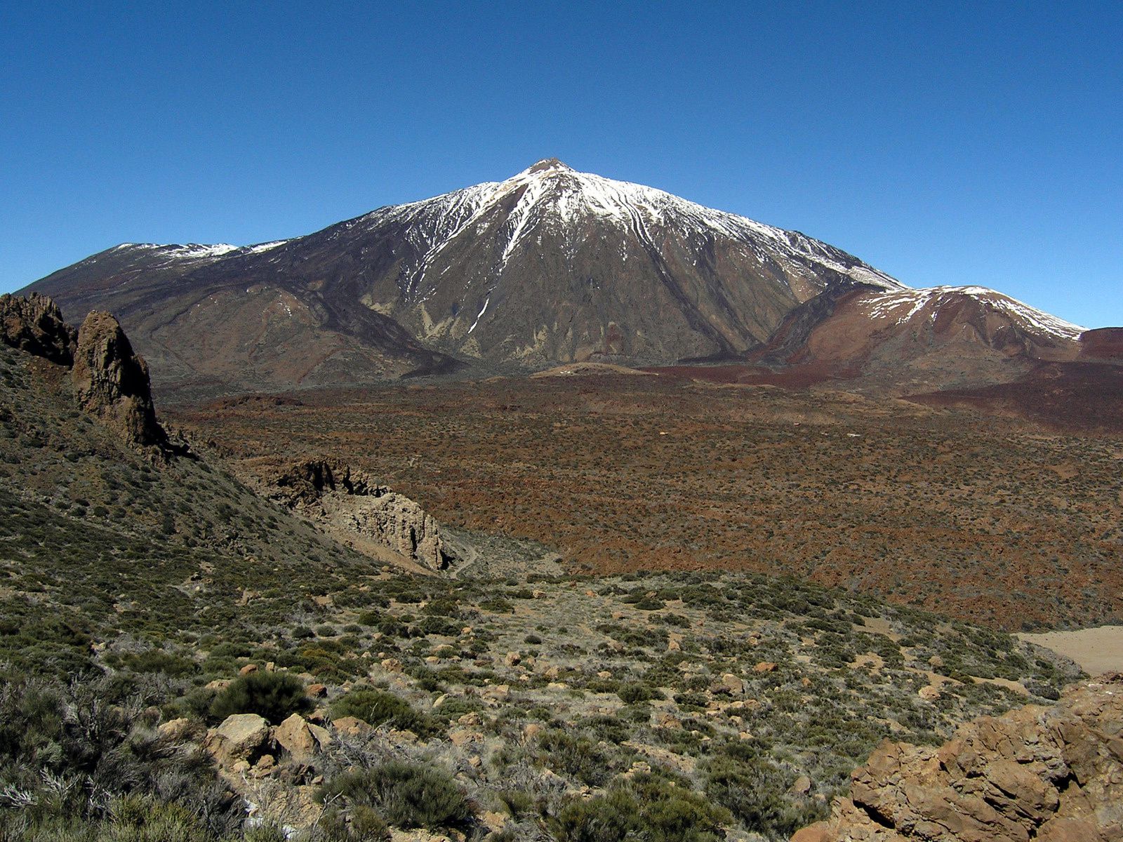 Le Teide et la caldeira Las Canadas / Tenerife - photo J.Steckert