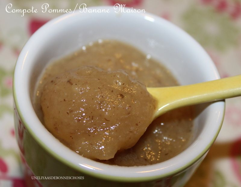 Compote Pommes/Banane Maison(Recette au Companion) UneLiyaasDeBonnesChoses