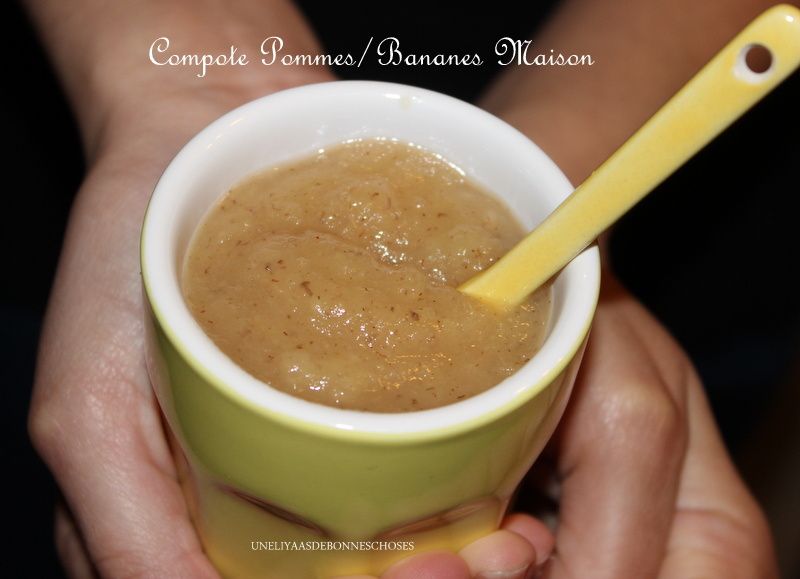 Compote Pommes/Banane Maison(Recette au Companion