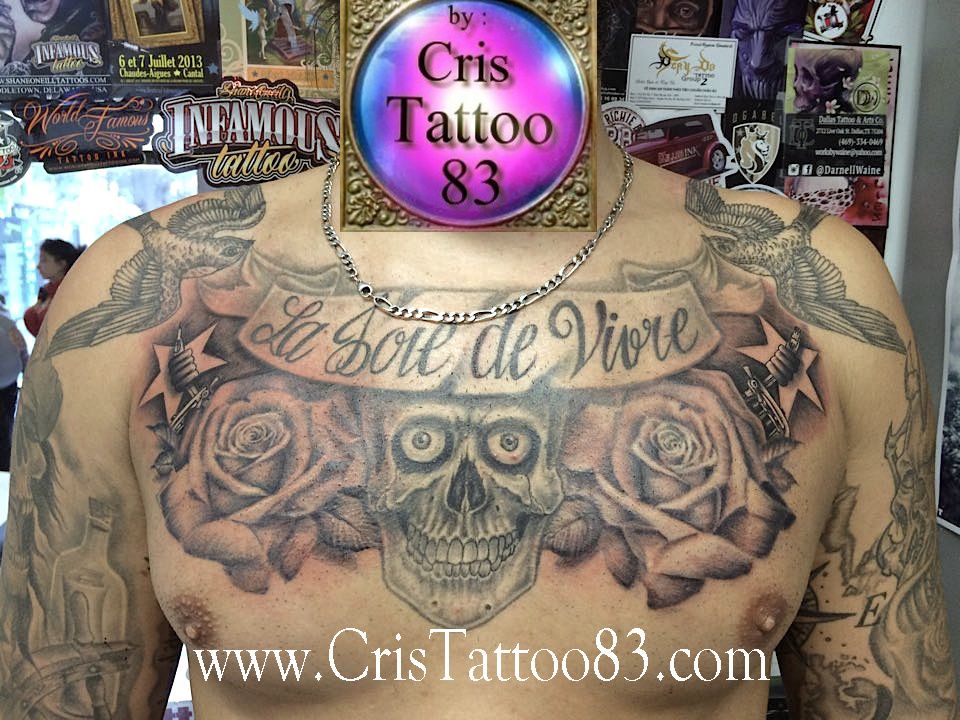tatouage poitrine homme cristattoo83 tatouage poitrine homme cristattoo83