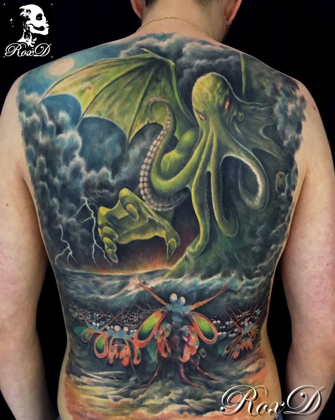 Tatouage Dos Complet Tatouage dos complet couleur - CrisTattoo83