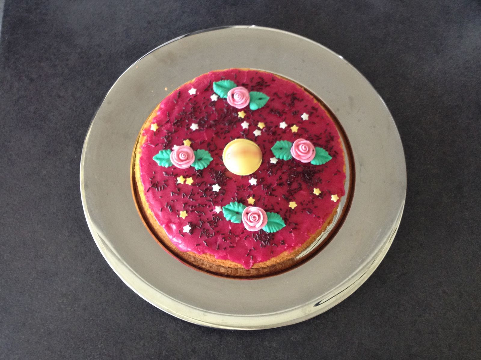 Recette : glaçage au sucre coloré pour gâteau ou biscuits sablés ...